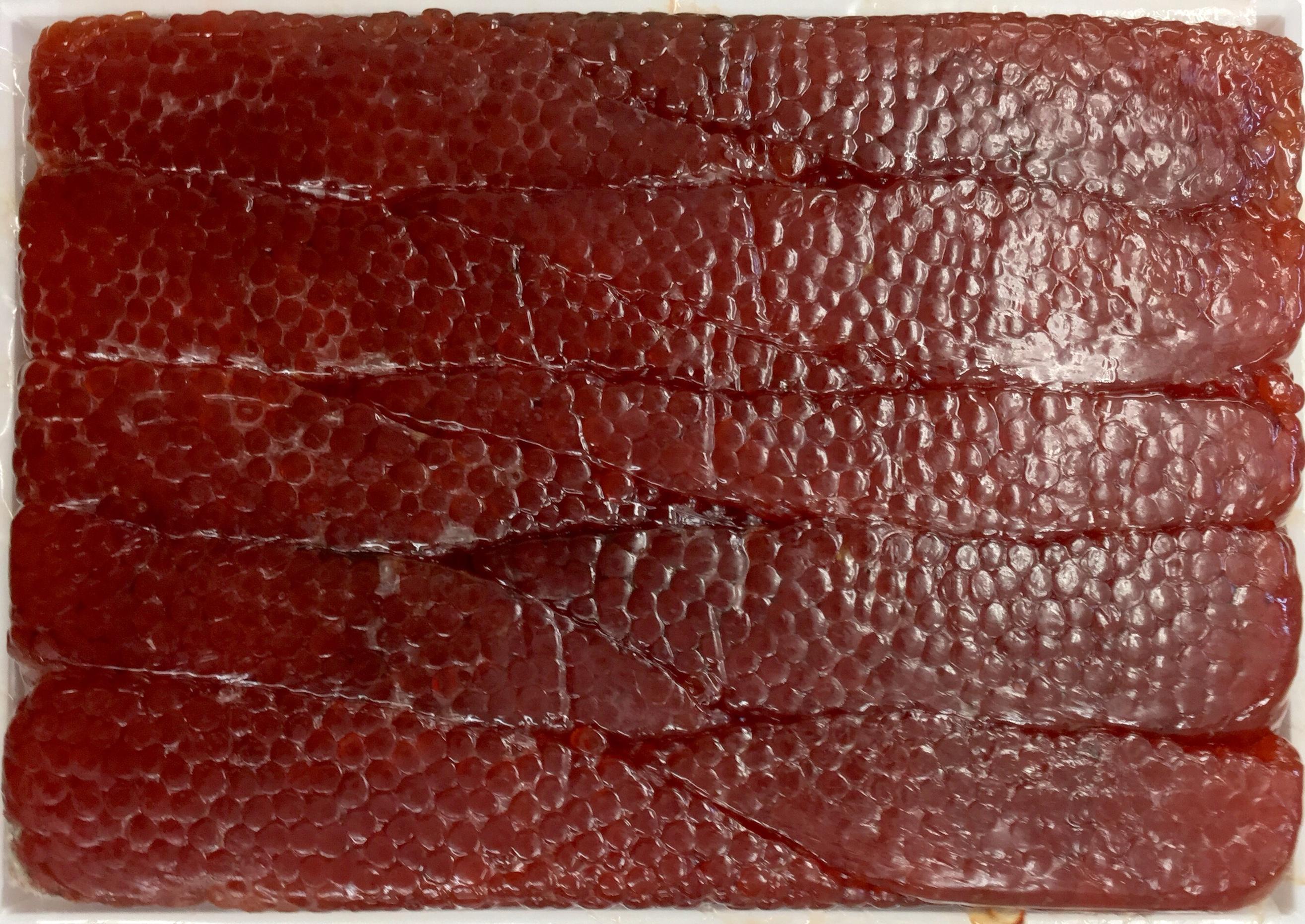 秋鮭塩筋子(北海道釧路産)ウロコボシ秀品 | マルイチ水産