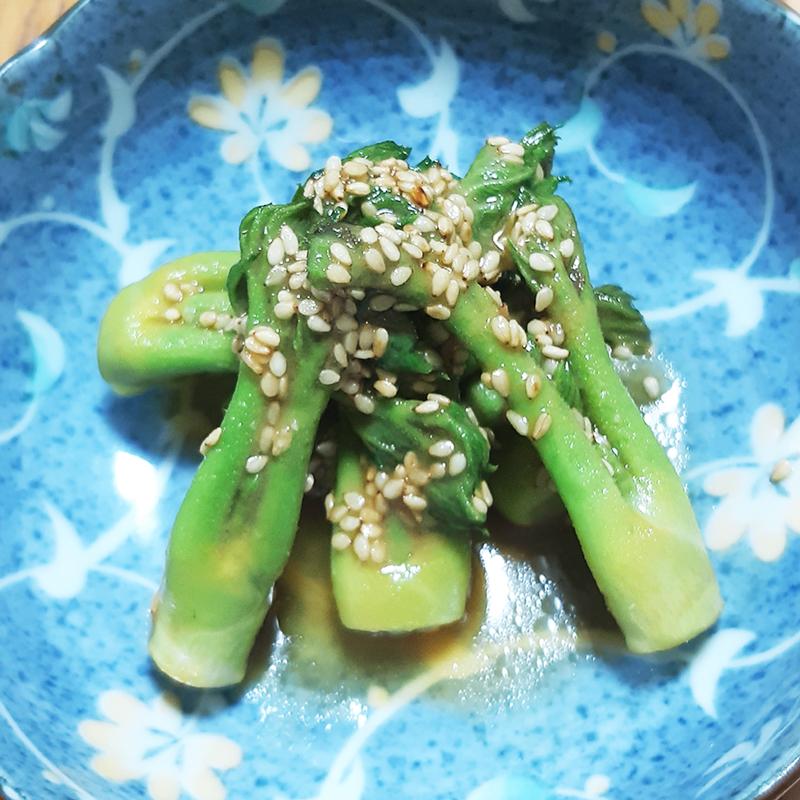 26.たらの芽のごま味噌和え