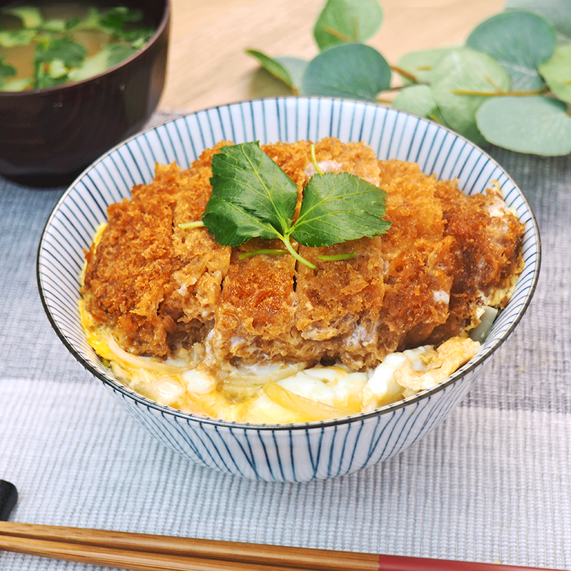 【B326】レンジでロースかつ丼